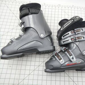 Nordica women's ski boots - grey - black - size 7 to 8